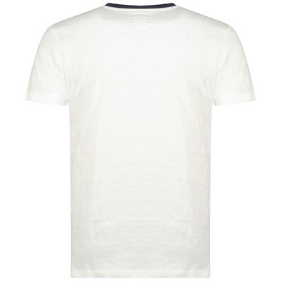 Men's T-shirt Short Sleeve, Round Neck White_img_1