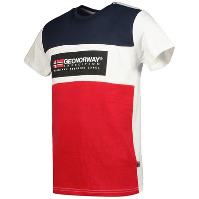 Men's T-shirt Short Sleeve, Round Neck White_img_2