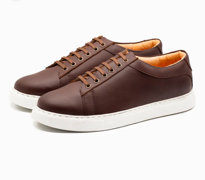 Chocolate Leather Converse