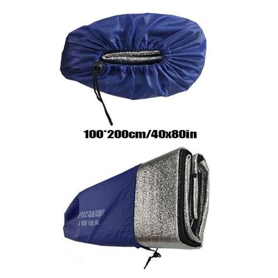 Double-Sided Aluminum Film Moisture-Proof Mat – Thickened Beach Mat for Camping, Lunch Breaks, and Emergency Use_img_2