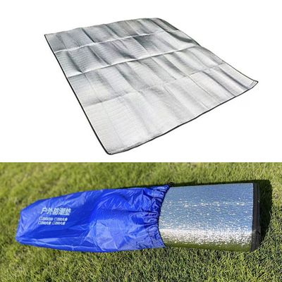 Double-Sided Aluminum Film Moisture-Proof Mat – Thickened Beach Mat for Camping, Lunch Breaks, and Emergency Use_img_10