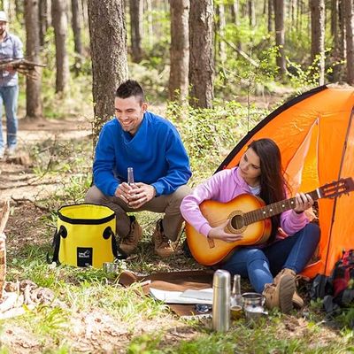 Portable Outdoor Folding Bucket – Multi-Function Water Bucket for Camping, Fishing, Picnics, and Foot Bath_img_4