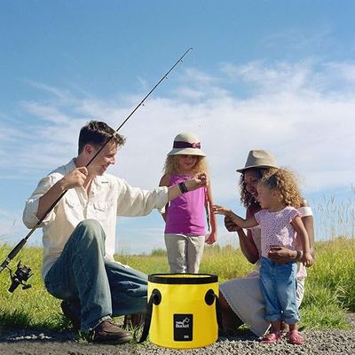 Portable Outdoor Folding Bucket – Multi-Function Water Bucket for Camping, Fishing, Picnics, and Foot Bath_img_6