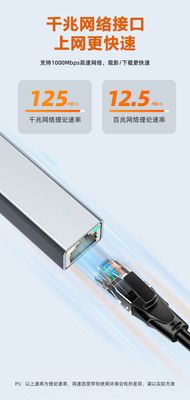 USB Network card  adapter to 100M Gigabit network port HUB wired Ethernet external driver-free USB network card network conversion_img_7