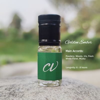 Golden Ember - Premium Attar 3ml • Cape Vibe