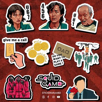 Squid Game Sticker Set 01_img_0