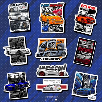 Cars Sticker Set 02_img_0