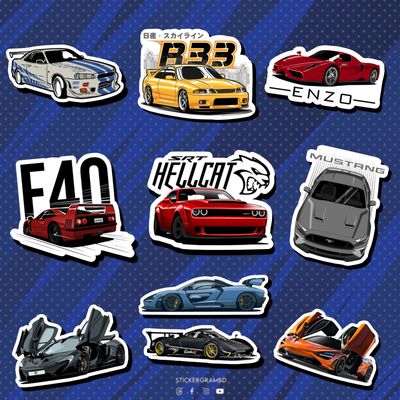 Cars Sticker Set 03_img_0
