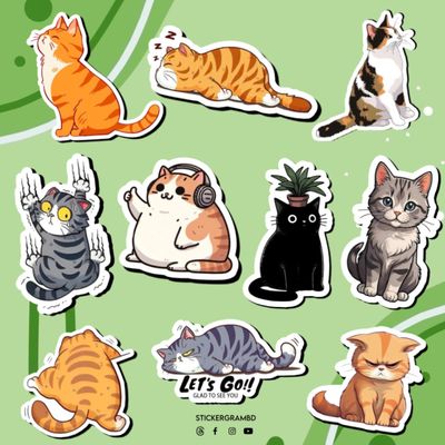 Cats Sticker Set 01_img_0