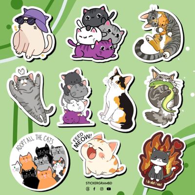 Cats Sticker Set 03_img_0