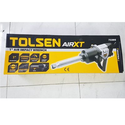 Tolsen Long Nose Air Impact Wrench 1" Square Drive (3200Nm Torque)  Air Compressor Model: 73395_img_2
