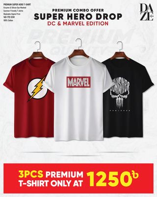 SH35 Super Hero Combo T-shirt_img_0