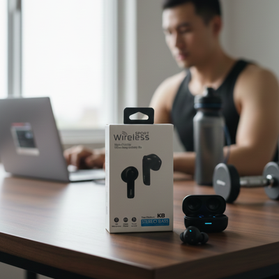 K8 Wireless Sport Earbuds Stereo Bass_img_0
