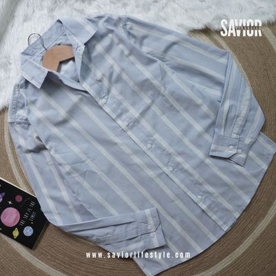 Powder Sky - Old Money Full Sleeve Shirt