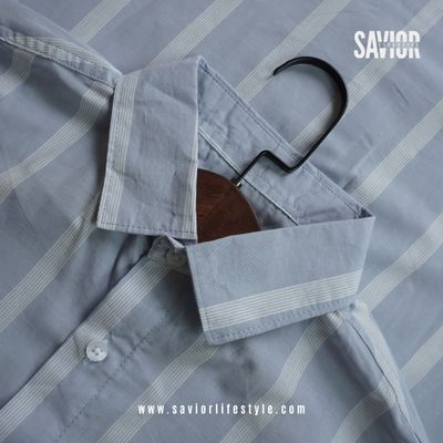Powder Sky - Old Money Full Sleeve Shirt_img_1