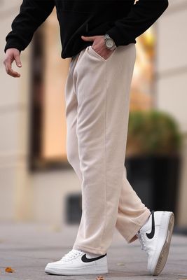 premium semi-baggy ribbed trousers!!