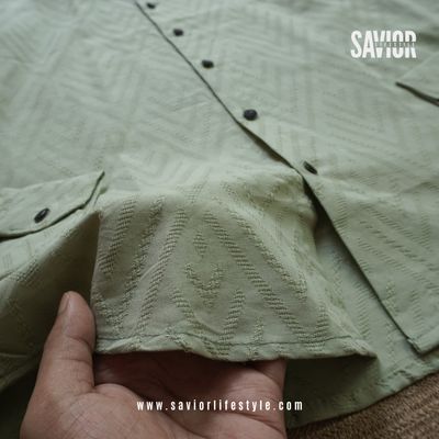Calm Leaf - Old Money Full Sleeve Shirt_img_2