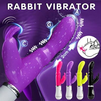 Rabbit Vibrator for Women Powerful G Spot Female Clitoris Stimulator Vibrating Silent Adult Sex Toy For Female Masturbator Shop_img_0