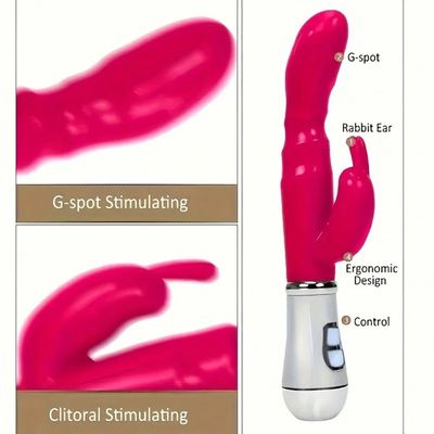 Rabbit Vibrator for Women Powerful G Spot Female Clitoris Stimulator Vibrating Silent Adult Sex Toy For Female Masturbator Shop_img_4