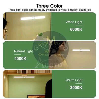 💥Auoyo Magnetic Study Lamp Dual Mode Switch Magnetic Absorption Three Color Reading Desk Lamp_img_2