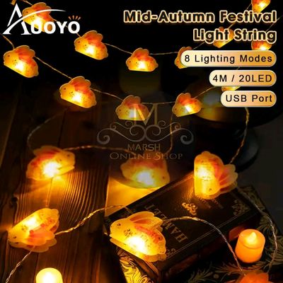 💥Auoyo Mid-Autumn Festival Light String Warm Color Lights_img_2
