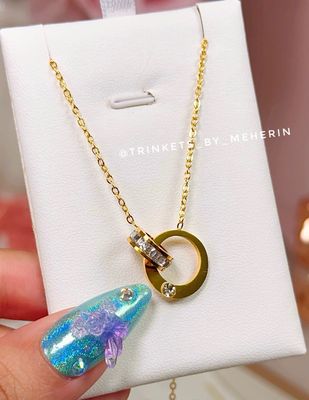 Circled ring pendant neckpiece_img_0