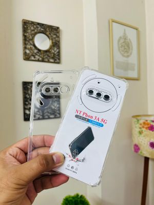 Nothing Phone 3a (Clear PC+ Transparent TPU Bumper) Soft Water Color Official Soft TPU Case With Bump_img_0