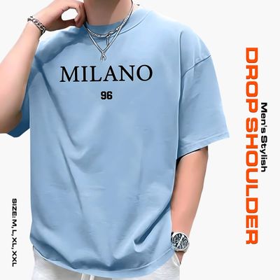 Men's Stylish Drop Shoulder- Milano Sky_img_1