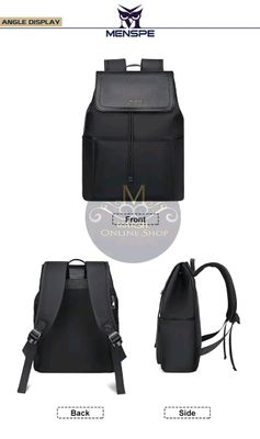 MENSPE Men Laptop Backpack Large Capacity Business Bag College Backpack Waterproof Travel Backpack_img_6