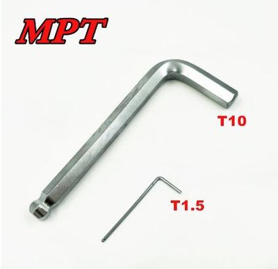 MPT 9pcs Ball Point Hex Key Set ( Short Arm ), Cr-V, Allen key Set; MHA02002-1_img_4