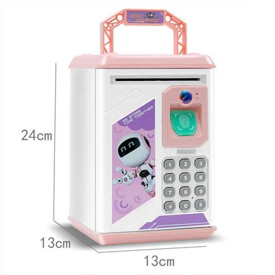 Fingerprint Electronic Piggy Bank ATM Password Money Box Cash Coin Money Saving Box Fun Toy for Kids_img_1