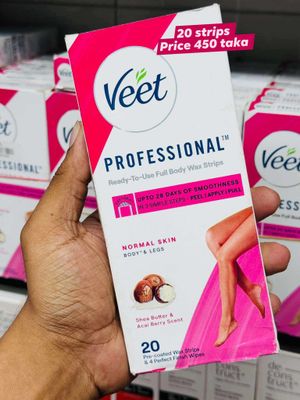 Veet proffetional wax strips for body and legs ( 20 strips)_img_0
