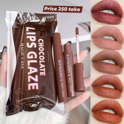 Chocolate lip glaze lipstick set (5 piece)💄_img_0