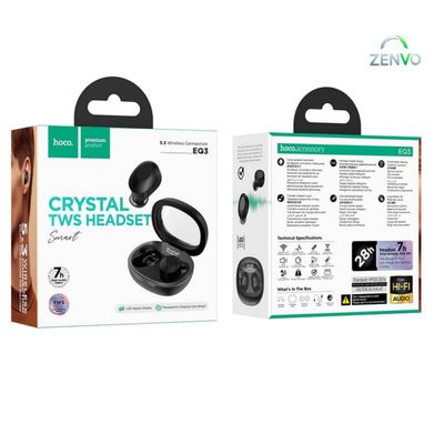 HOCO EQ3 True Wireless in-Ear Earbuds-Black Color_img_1