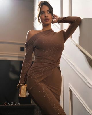 Marcella Glitter One-Shoulder Maxi Dress_img_0