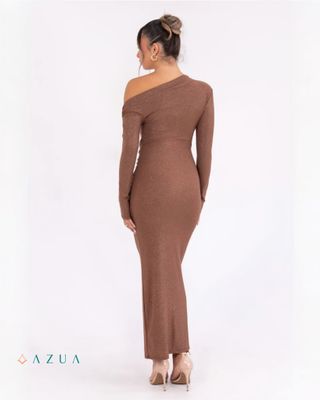 Marcella Glitter One-Shoulder Maxi Dress_img_4