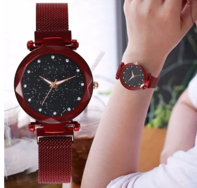 Magnet Analog Watch for Women - Blue_img_2