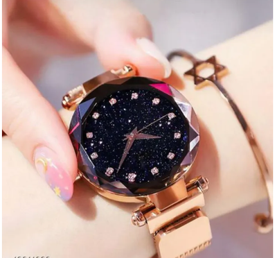 Magnet Analog Watch for Women - Blue_img_5