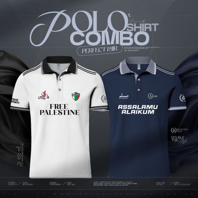 Dawah Polo Shirt 2pcs Combo