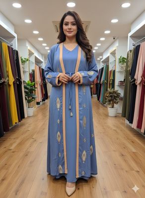 জয়েন্ট কোটি এমব্রয়ডারি বোরকা_img_0