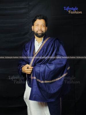 অরিজিনাল কাশ্মীরি মিক্সড উল শাল (RKK2-02)_img_0