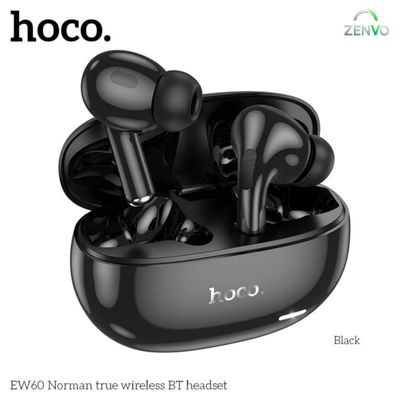 Hoco EW60 Plus Norman True Wireless ANC BT Headset – Black Color_img_0