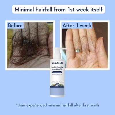 WishCare Multi-Peptide Anti Hairfall Conditioner | With Rosemary - 200ml_img_2