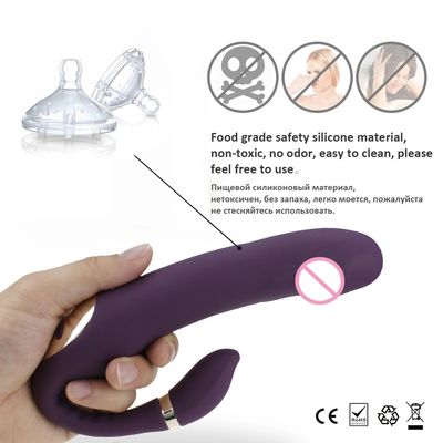 Heating Double Motor G Spot Clitoris Anal Dildo Vibrator Adult Sex Toys for Woman Masturbator 10 Mode 10 Speed Female Erotic Toy_img_1