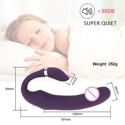 Heating Double Motor G Spot Clitoris Anal Dildo Vibrator Adult Sex Toys for Woman Masturbator 10 Mode 10 Speed Female Erotic Toy_img_5