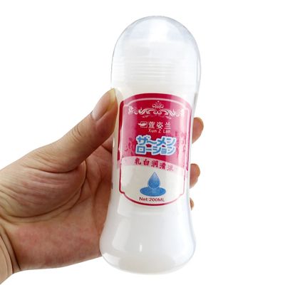 200ML Milky Cream Lubricant Lmitation Sperm Semen Sex Lube Water-Based Sex Oil Vaginal Anal Lubricants Gel Adult Sex Product Gay_img_1