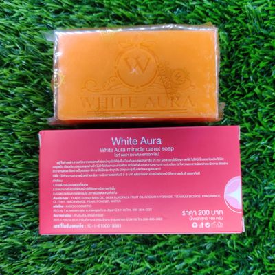 White Aura Miracle Carrot Soap-160gm (Thailand)_img_2