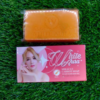 White Aura Miracle Carrot Soap-160gm (Thailand)_img_3