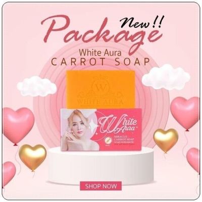 White Aura Miracle Carrot Soap-160gm (Thailand)_img_5