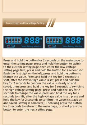 DC 7–55V Smart Battery Level Indicator (JX-4615N-A2) – LCD Voltage & Capacity Meter_img_9